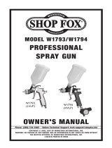 Grizzly SHOP FOX W1793 User manual
