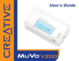 Creative MuVo V200 User manual