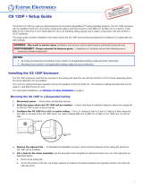 Extron CS 120P User manual