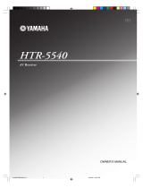 Yamaha HTR-5540 User manual