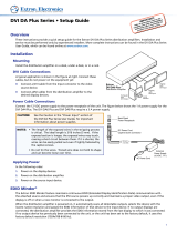 Extron electronics Distribution Amplifiers DVI DA4 Plus User manual