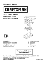 Craftsman 137219001 Owner's manual