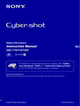 Sony Cyber Shot DSC-T75 User manual