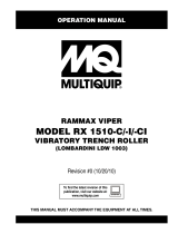 MQ Multiquip RX 1510-C/-I/-CI User manual
