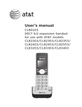 AT&T CL82303 User manual