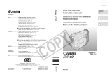 Canon ZR40 User manual