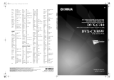 Yamaha DVX-C310SW User manual
