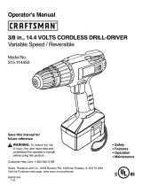 Craftsman 315.114450 User manual