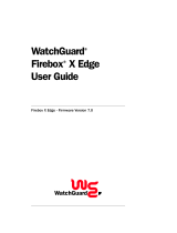 Watchguard Legacy Firebox X Edge User guide