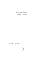 Dell M14XR2 User manual