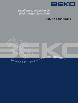 Beko GNE114610APX User manual