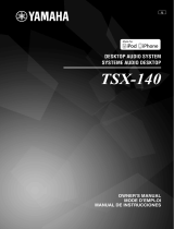 Yamaha TSX-140 Owner's manual