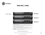 Crown Audio Power-Tech 1.1 User manual