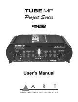 Art Tube MP Project Series USB Owner's manual