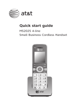 AT&T MS2025 Quick start guide