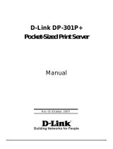 D-Link DP-101P - Pocket Ethernet Print Server Owner's manual