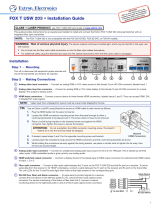 Extron FOX T USW 203 User manual