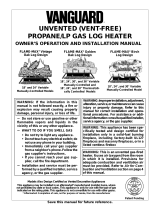Desa UNVENTED (VENT-FREE) PROPANE/LP GAS LOG HEATER Owner's manual