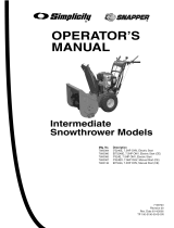 Snapper I75246E User manual
