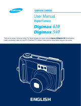Samsung Digimax 410 User manual
