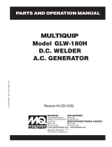 MQ Multiquip GLW180H User manual