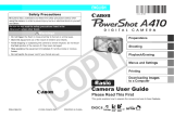 Canon PowerShot A410 User guide