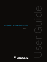 Blackberry Torch 9810 User manual