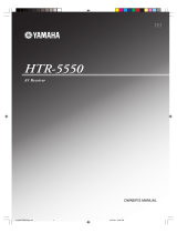 Yamaha HTR 5550 - Audio/Video Receiver User manual
