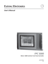Extron FPC 5000 User manual
