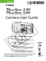 Canon S40 User manual