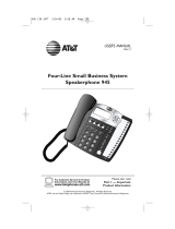 AT&T 945 User manual