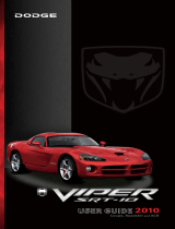 Dodge 2010 Viper SRT10 User manual