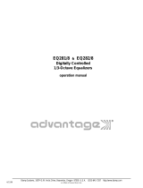 Biamp ADVANTAGE EQ281/8 User manual