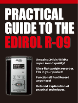 Edirol R09 Owner's manual