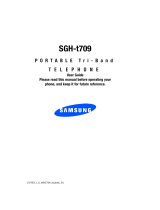 Samsung SGHT709 User manual