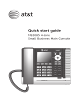 AT&T MS2085 Quick start guide