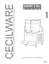 Cecilware GIANT 2 UL Operating instructions