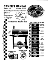 Char-Griller 2137 Owner's manual