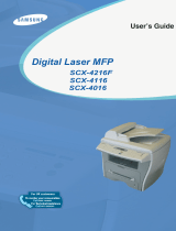 Samsung SCX 4016 - B/W Laser - All-in-One User manual