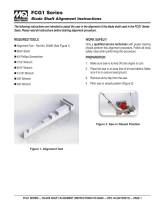 MQ Multiquip FCG1 Blade Shaft Alignment Operating instructions