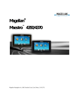 Magellan Maestro 4350 - Automotive GPS Receiver User manual
