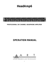 Art HEADAMP 6 Owner's manual