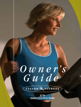 Vision Fitness X70 Owner's manual