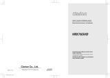 Clarion VRX765VD User manual