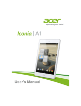 Acer Iconia A1-830 User manual