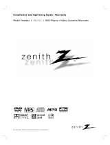 Zenith XBV342 User manual