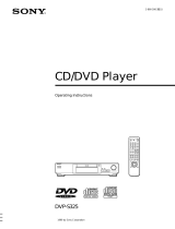 Sony DVD-S325 User manual