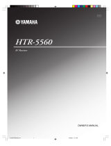 Yamaha HTR-5560 User manual