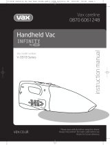 Vax Infinity Handheld Owner's manual