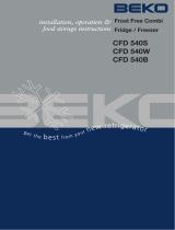 Beko CFD 540B User manual
